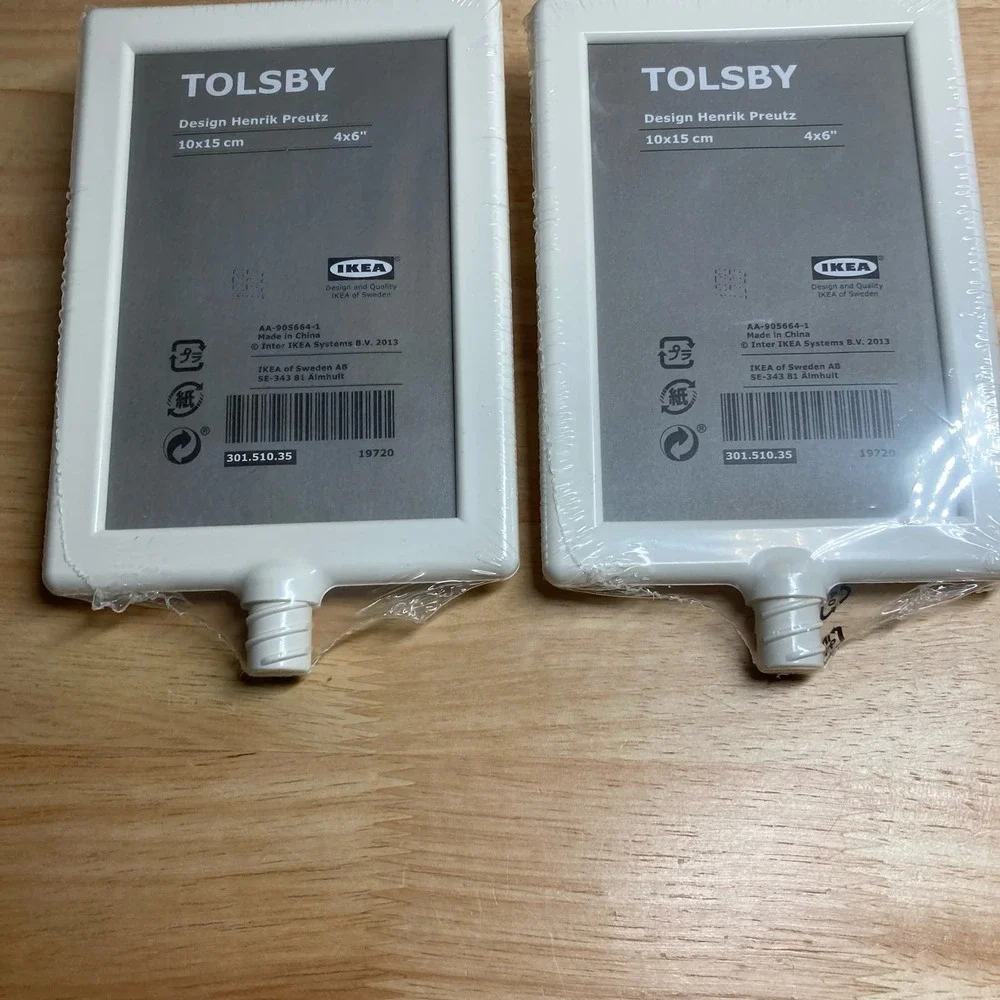 IKEA Tolsby Lot of 2 - 4 x 6 White Frames/ Sealed